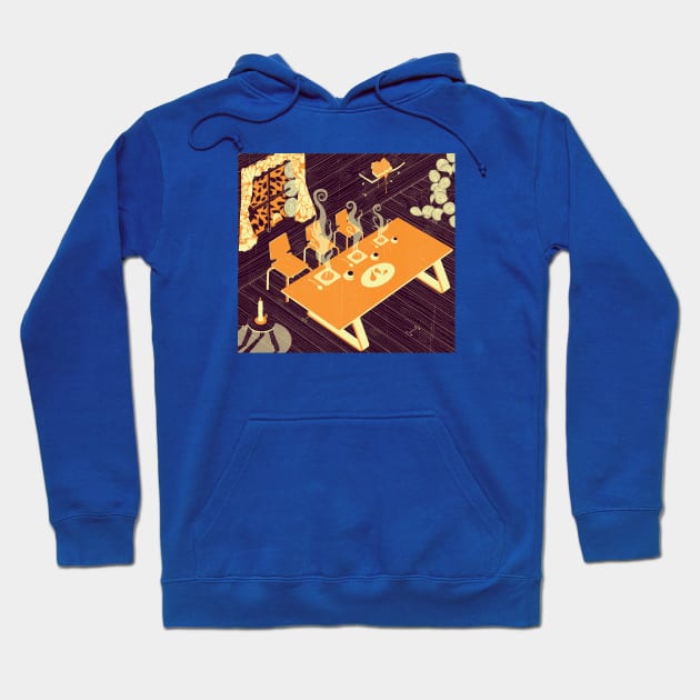 Forum Aid_goldilocks modern furniture Hoodie by Neil Webb | Illustrator